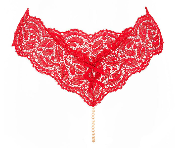 Bracli classic röd stringtrosa